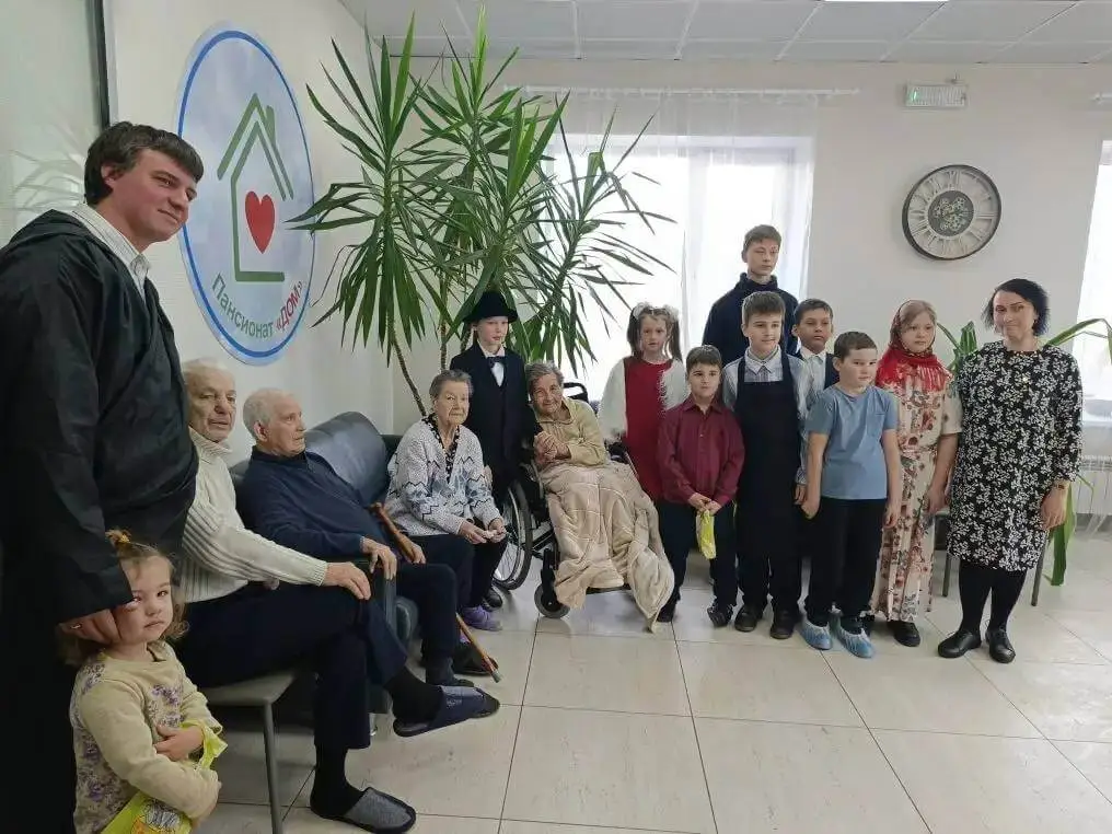Встреча с гостями и детьми